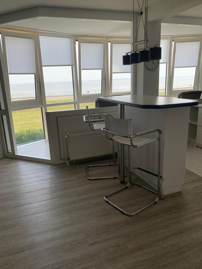 Fewo Mit Meerblick - Direktzugang Zur Nordsee Daire Wilhelmshaven Dış mekan fotoğraf
