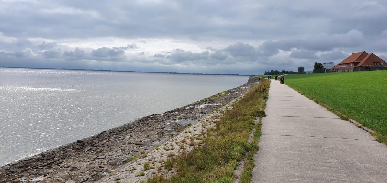 Fewo Mit Meerblick - Direktzugang Zur Nordsee Daire Wilhelmshaven Dış mekan fotoğraf